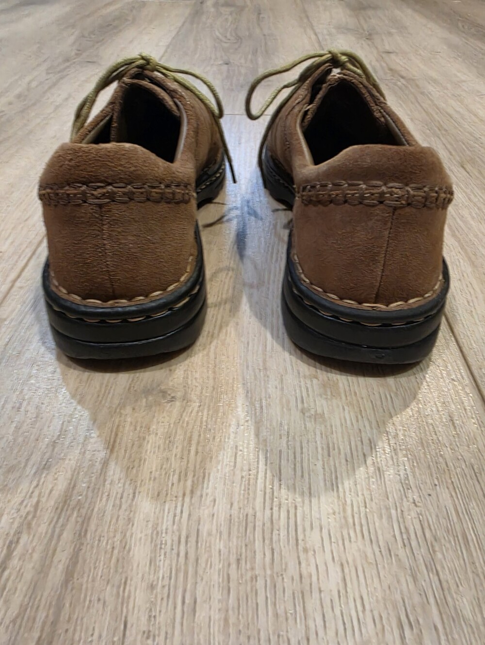 Earth Shoe Brown Suede Oxford Shoes Womens 8 Granola Mori Girl Cottagecore - Picture 4 of 8